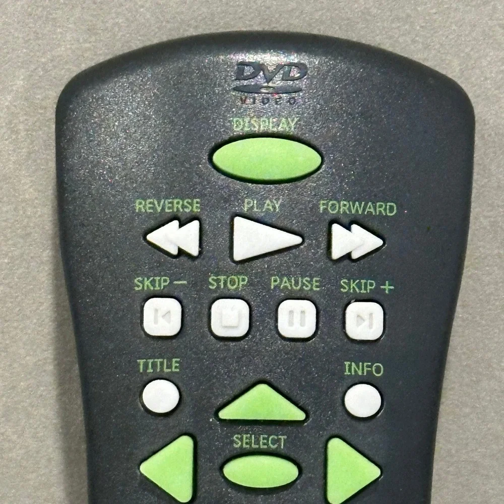 Microsoft Xbox Original DVD Movie Playback Remote Control Black Official OEM